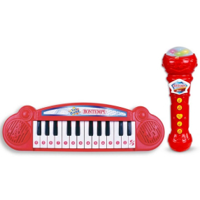 Bontempi - Електронен синтезатор с 24 клавиша и микрофон